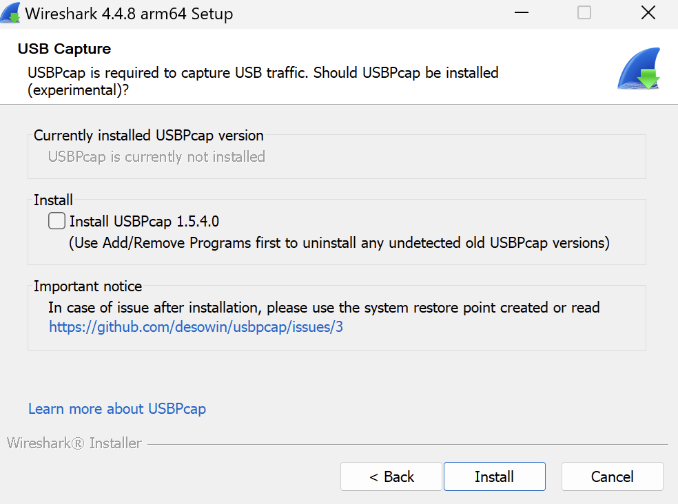 Завершение установки